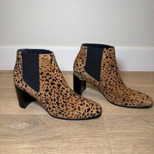 Rag & Bone Leopard Heeled Aslen Ankle Boots, Women's Size 7